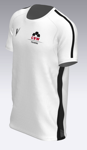 CBW SHADOWFIT PERFORMANCE TEE WHITE